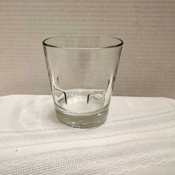 Libbey Duratuff Double Shot Rocks Whiskey Glass Clear Old Fashioned Barware - Picture 1 of 5